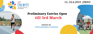 Emil Open 2019 - First Entries Open!