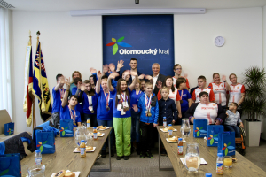 Reception of athletes by the Governor of the Olomouc Region